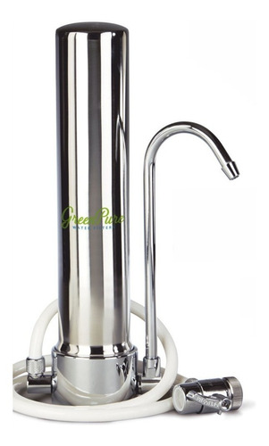 Purificador De Agua Sobre Mesada Green Pure Ceramic Inox