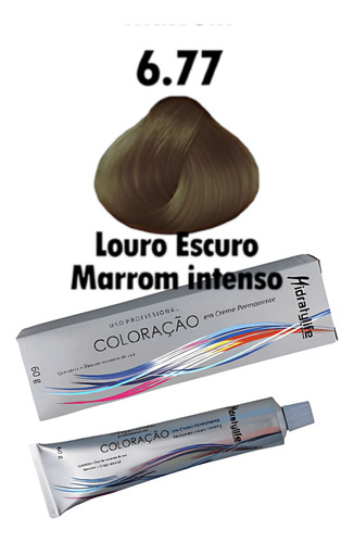 Hidratylife Coloração Louro Escuro Marron Intenso 6.77 60g