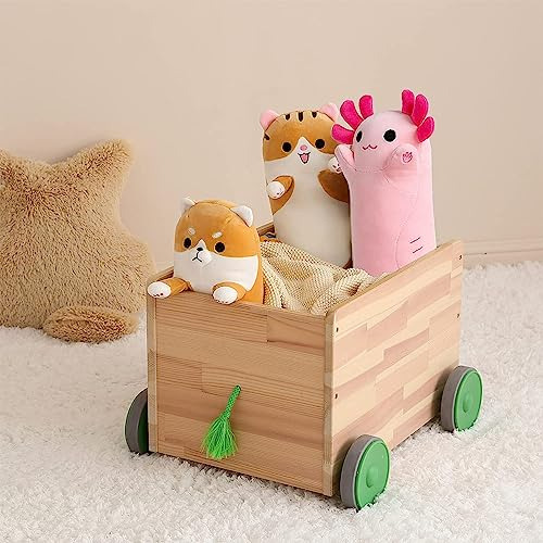 Peach Cat Pink Axolotl Peluche Almohada Juguete Lindo Axolot