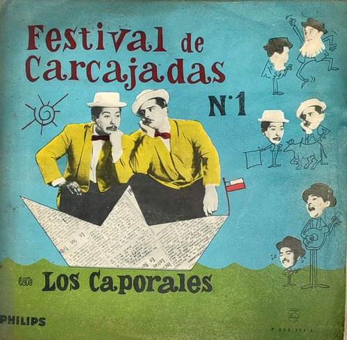 Vinilo Lp De Los Caporales Festival De Carcajada N°1 (xx1272