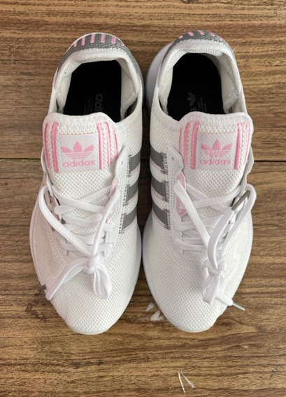 Tenis Adidas Gris Rosa |