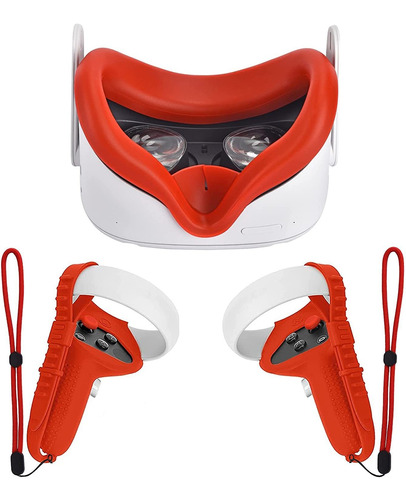 Cubierta Xiaoge Compatible Con Oculus Quest 2 - Red  