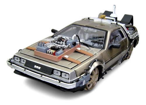 Delorean Back To The Future 3 Railroad - Sun Star 1/18