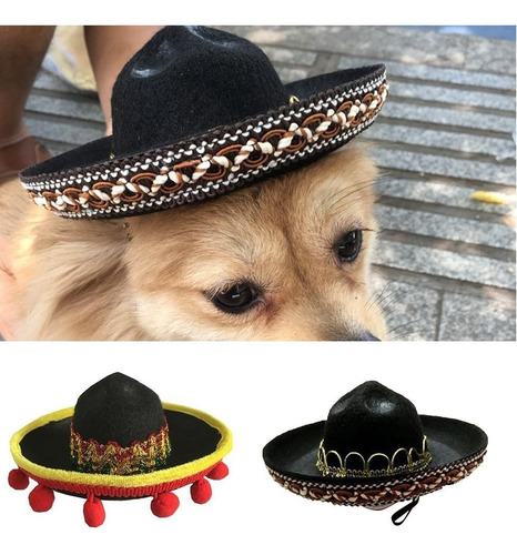 Imagem 3 de 3 de Chapéu Pet Estilo Mexicano
