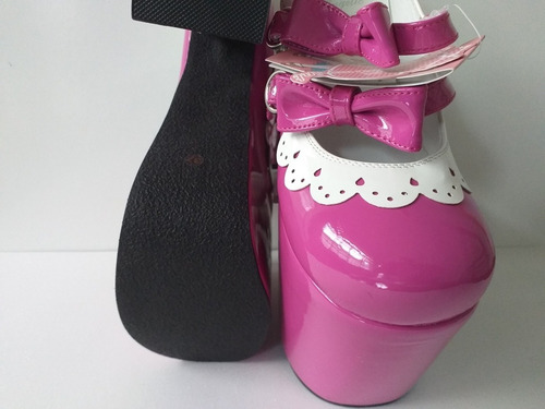 Sapato Salto Alto Lolita Cosplay 15cm