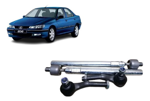 Par Axiales + Terminales Peugeot 406 Del 2001