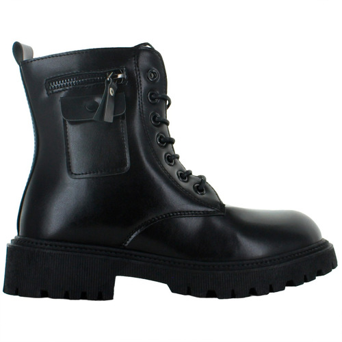 Via Urbana Bota Casual Outdoor Ecopiel Negro Mujer 82468