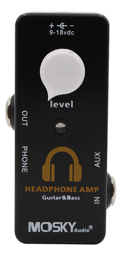 Pedal Amplificador De Auriculares Mosky For Guitarra Y Bajo
