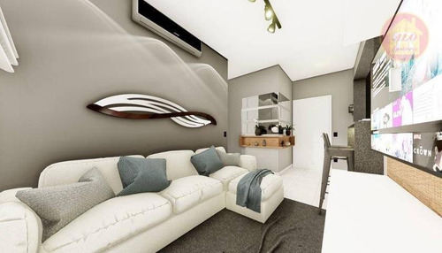 Apartamento À Venda, 47 M² Por R$ 245.000,00 - Caiçara - Praia Grande/sp - Ap5123