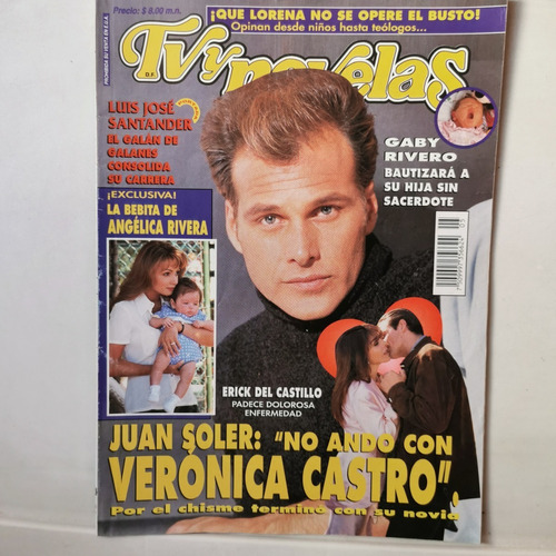 Revista Tv Y Novelas Juan Soler Y Veronica Castro