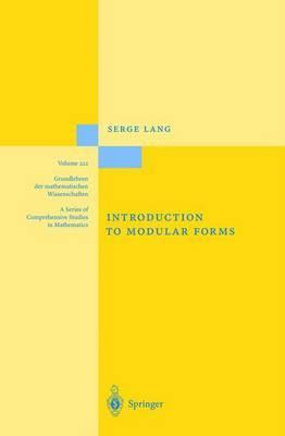 Libro Introduction To Modular Forms - Serge Lang