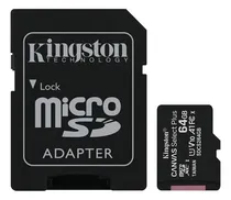 Comprar Memoria Micro Sd Kingston 64gb C\u002F Adaptador Clase 10 100mb\u002Fs
