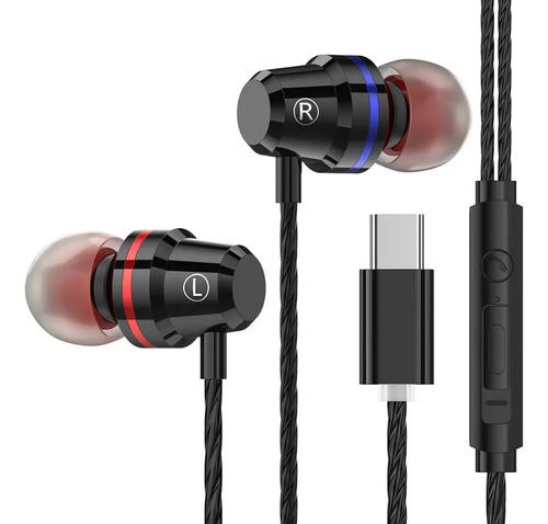 Auriculares Tipo C Para Xiaomi 11t 10t Redmi Note 9 10 Pro