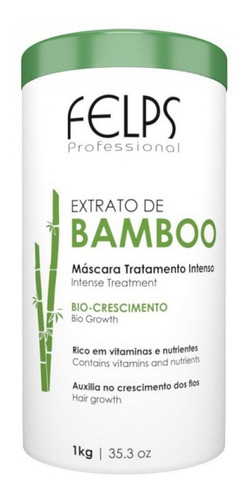 Felps Kit Bamboo Salão 2x1l + Máscara 1kg + Brinde