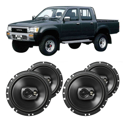 Alto Falante Toyota Hilux 1993 A 2001 Pioneer 200w Rms