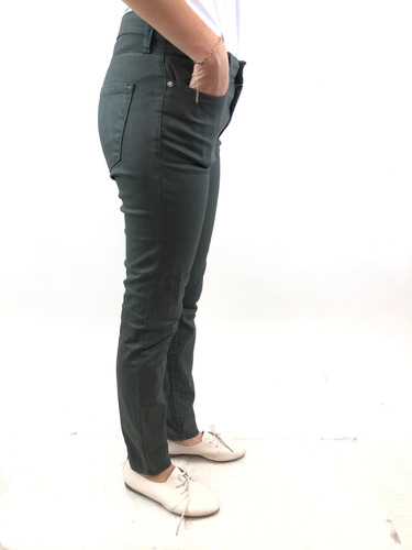 Pantalón Mango De Color Negro S (Usado)