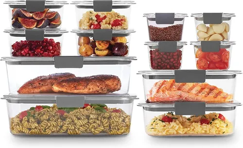 Contenedores Rubbermaid De Almacenamiento Para Alimentos X12