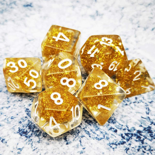 Juego De Dados Pjoy, Para Calabozos Y Dragones, De Resina
