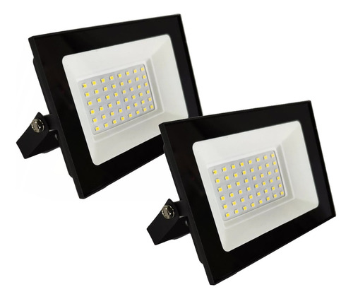 Pack X 2 Reflector Led 50w Alta Potencia Proyector Ip65