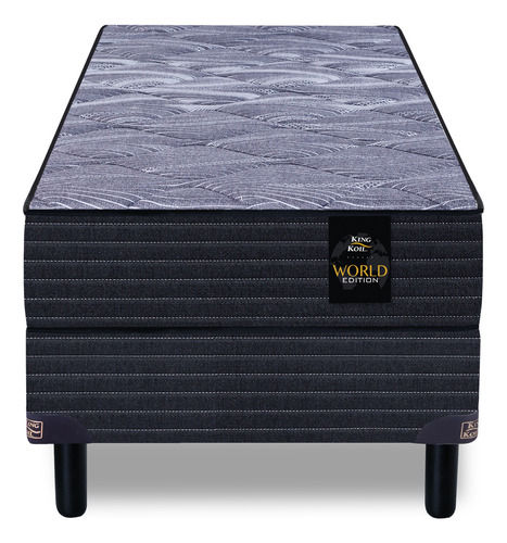 King Koil Devon 80x190 Conjunto De Resortes Bonell Firme Gris Oscuro