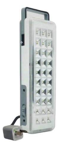 Luz De Emergencia 30 Leds Recargable 15hs Autonomia Color Blanco