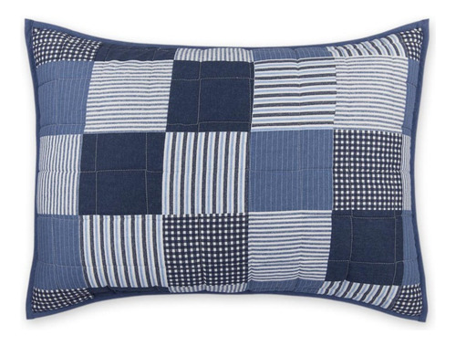 Set Colcha Nautica Holly Grove Fullqueen Algodón Reversible
