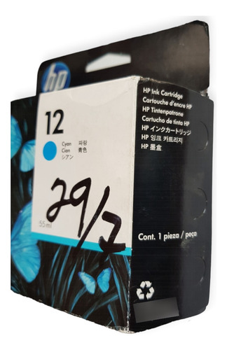 Cartucho Hp 12 Cian Original