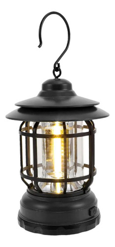 Lampara Farol Portátil Luz Led Recargable Jardin Patio 360