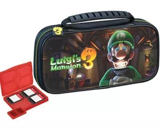 Case Estojo Nintendo Switch Lite Luigi's Mansion 3 + Brinde
