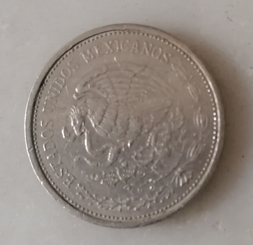 Imagen 2 de 2 de Moneda 50 Pesos Juarez 1986 Fecha Escasa Bien Conservada.