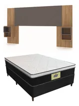 Comprar Conjunto Sommier 2 Plazas + Respaldo 2 Mesas De Luz