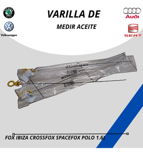 Varilla De Medir Aceite Fox Spacefox Crossfox Polo Ibiza 