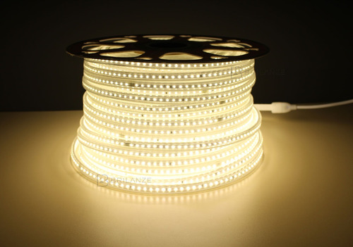 Mangueira Led Chata 2835 120 Leds/m Alto Brilho 7m 110/220v Luz Branco-quente 220v