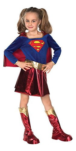 Disfraz De Dc Comics Supergirl Para Niño
