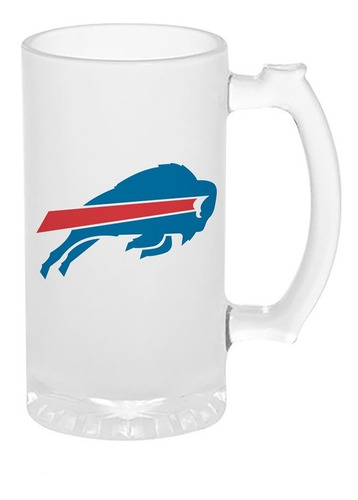 Tarro Cervecero Buffalo Bills 16oz=473ml Satinado