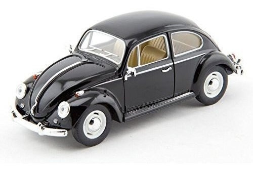 Kinsmart 1967 Volkswagen Escarabajo 1-24 (negro).