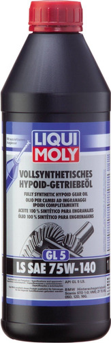 Aceite Para Engranajes Hipoides Liqui Moly 75w140 Ls Gl5 1l