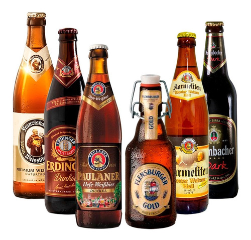 Six Pack Cervezas Alemanas Premium Surtidas