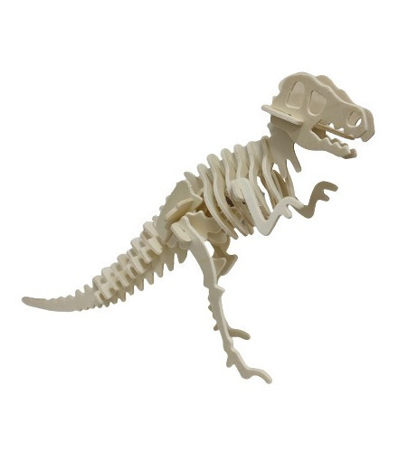 5 Piezas Dinosaurio Rompecabezas 3d T-rex Mamut Triceraptos.