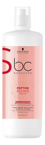 Shampoo Schwarzkopf Bc Peptide Repair Rescue Deep 1 Litro