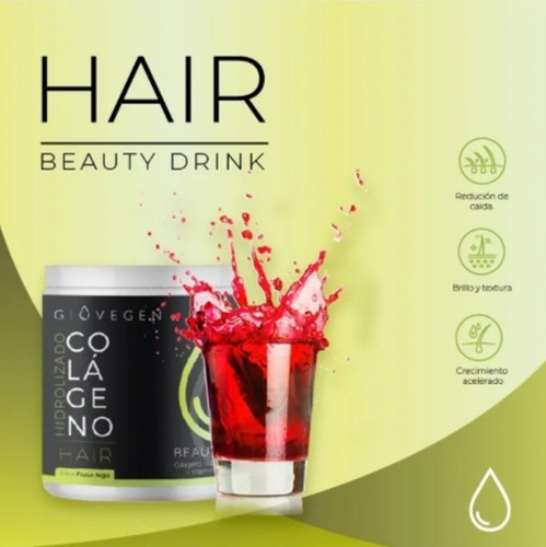 Imagen 4 de 7 de Giovegen Skin + Hair - Colágeno Hidrolizado Bebible