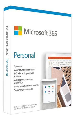 Microsoft Office 365 Personal Mac / Pc (box) Licença Anual