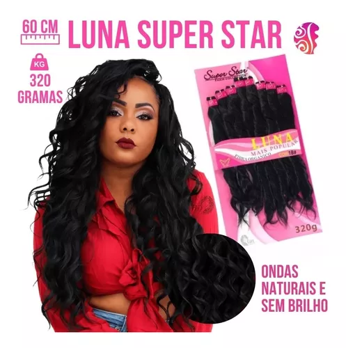 Cabelo Premium Liso Natural 55 CM - Cabelo Humano - Cabelo