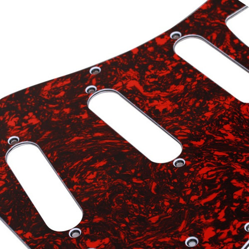 11 Agujeros Sss Pickguard Red Tortoise Shell Pick Guard Para