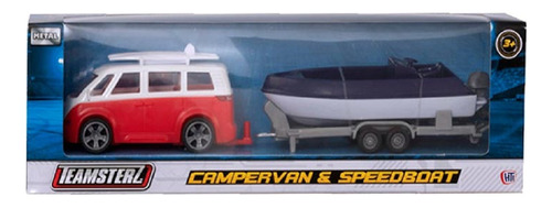 Teamsterz Campervan Roja & Speedboat Azul - Hti