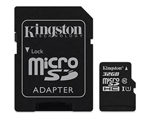 Memoria Micro Sd Kingston 32gb 100mb/s Clase 10 Canvas Plus