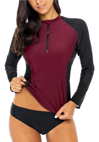A1 Anfilia Rashguard - Playera De Natación For Mujer