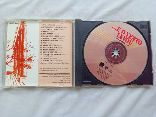 Cd Filme E O Vento Levou Wea - Na3 (Usado)