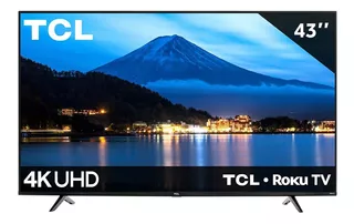 Pantalla Tcl Smart Tv 43'' Va Uhd 4k 60hz Hdr10 Roku Tv