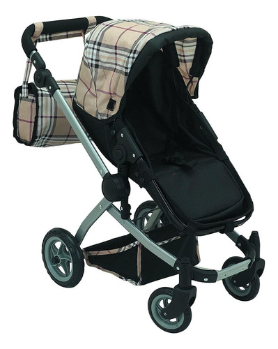 Doll Pram Mommy & Me Babyboo Foldable Stroller W/ Basket Bei